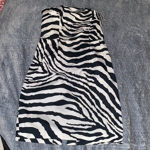 Express design studio zebra print dress 4